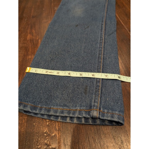 Vintage Levis 505 Jeans Mens 31x33 Made USA Zip Fly Straight Denim 90s Pants - Picture 12 of 16